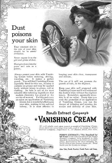 1912 Ponds Vanishing Cream