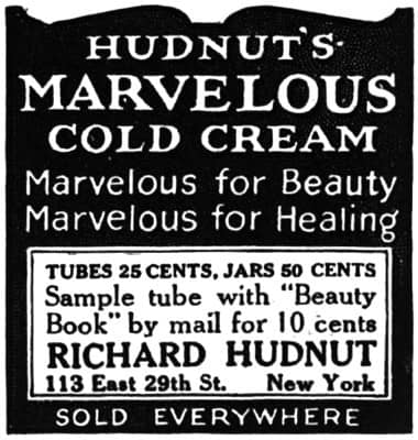 1916 Richard Hudnut Cold Cream