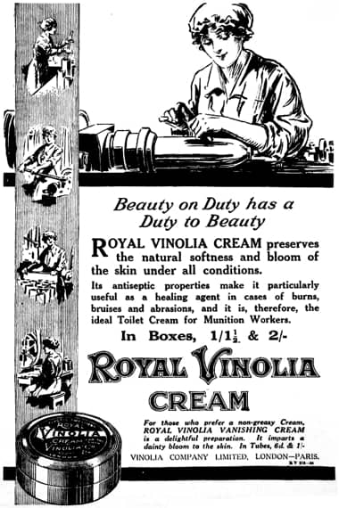 1918 Royal Vinolia Vanishing Cream