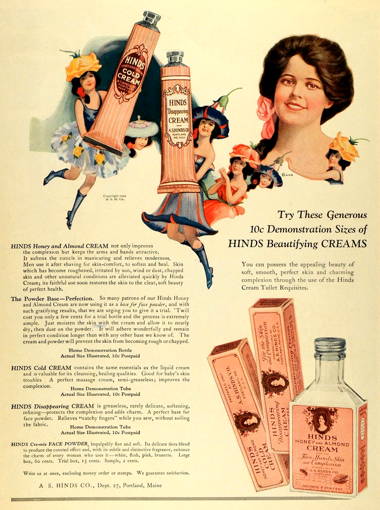 1922 Hinds Disappearing Cream