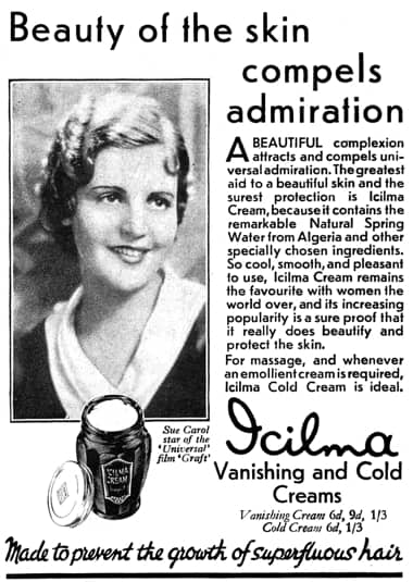 1931 Icilma Vanishing and Cold Cream