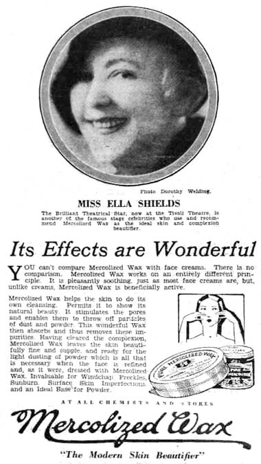 1933 Mercolized Wax