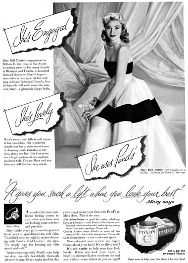 1951 Ponds Cold Cream