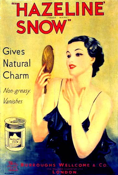 Hazeline Snow advertisement