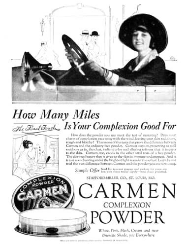 1921 Carmen Complexion Powder