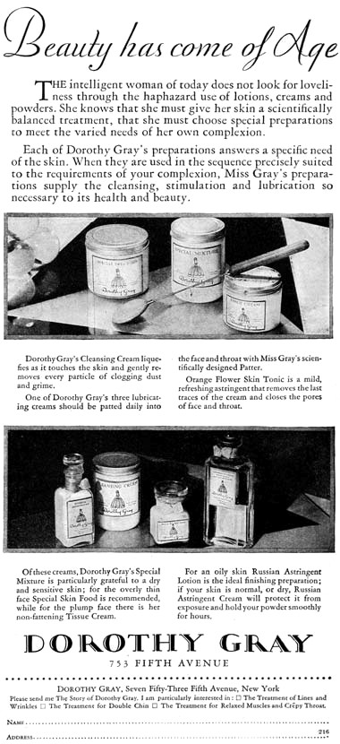 1928 Dorothy Gray Patter