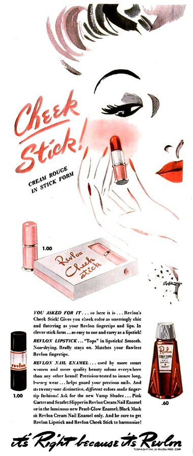 1940 Revlon Cheek Stick