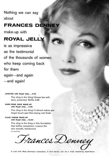 1958 Denney Royal Jelly Make-up