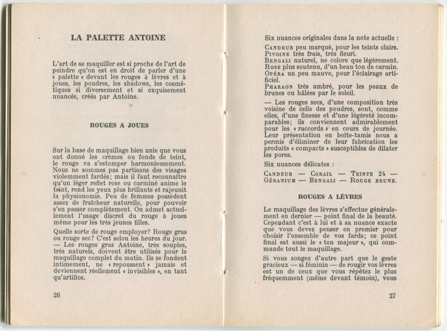 Conseils d'Antoine pages 26-27