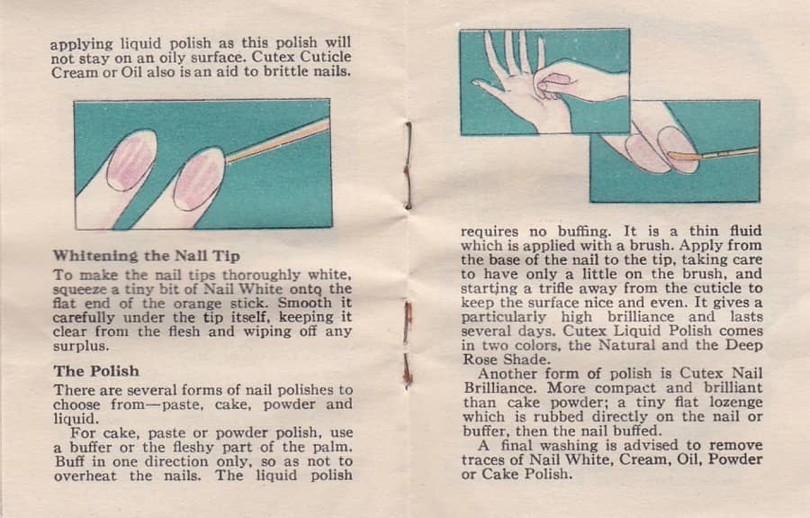 1927 The Correct Way to Manicure page 6-7
