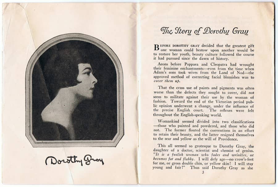The Story of Dorothy Gray pages 2-3