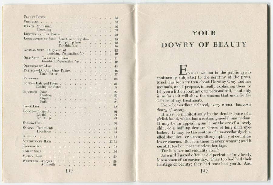 1929 Your Dowry of Beauty pages 4-5