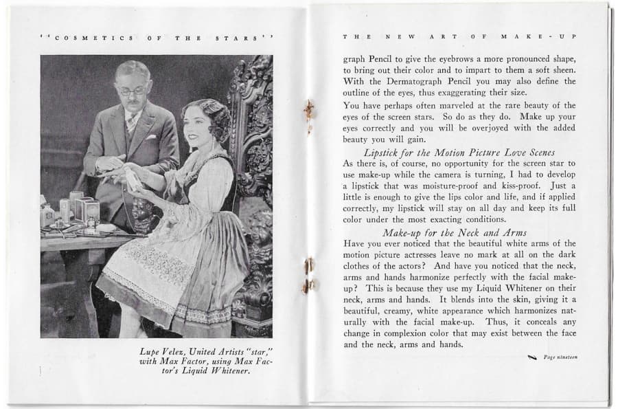 1928 The New Art of Society Make-up pages 16-17