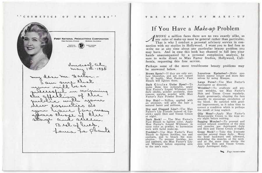 1928 The New Art of Society Make-up pages 26-27
