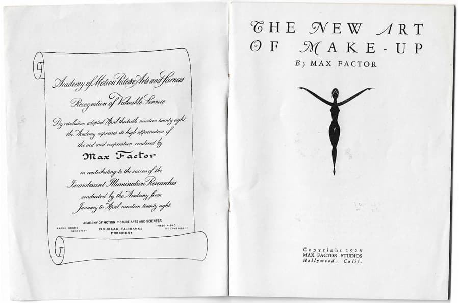 1928 The New Art of Society Make-up page 1