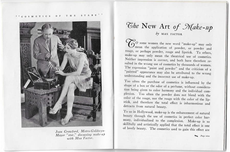 1928 The New Art of Society Make-up page 6-7