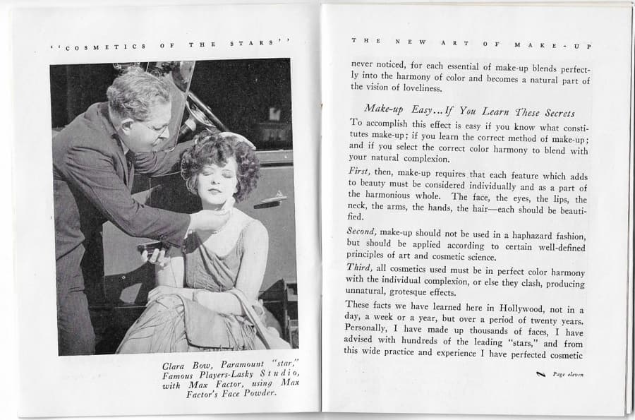1928 The New Art of Society Make-up pages 8-9
