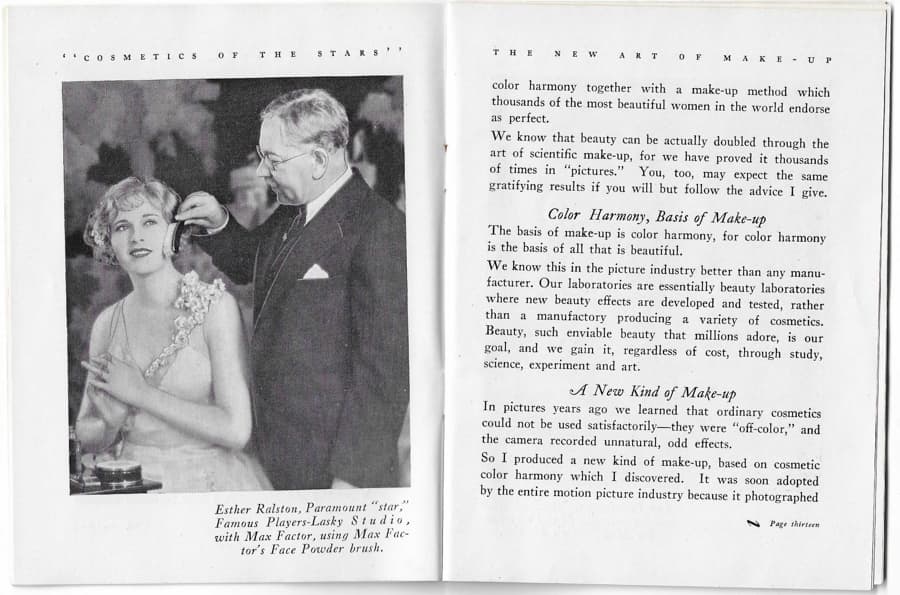 1928 The New Art of Society Make-up pages 10-11