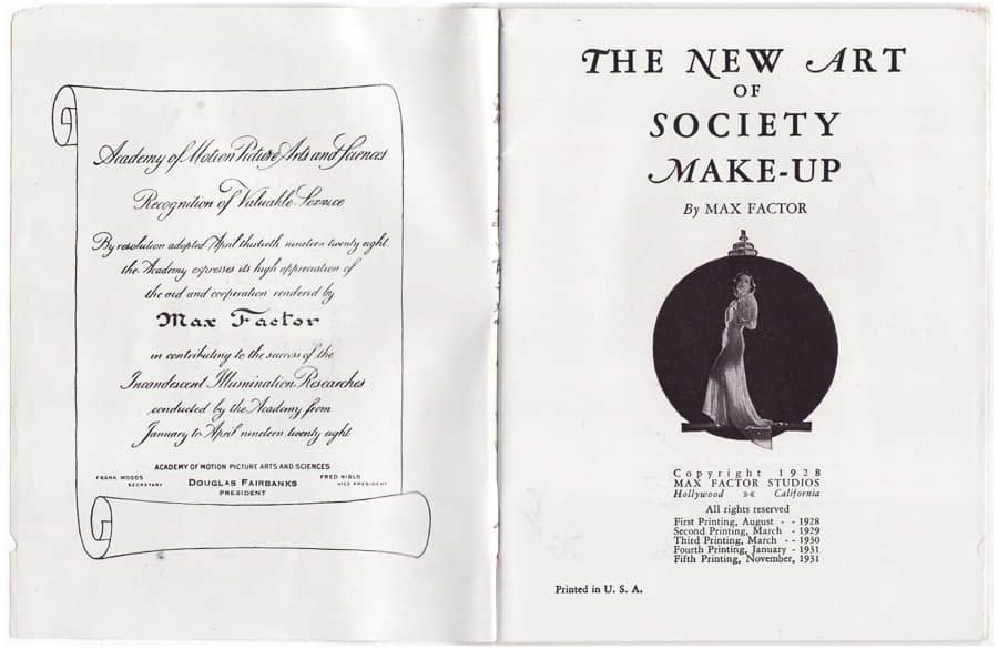 1931 The New Art of Society Make-up page 1