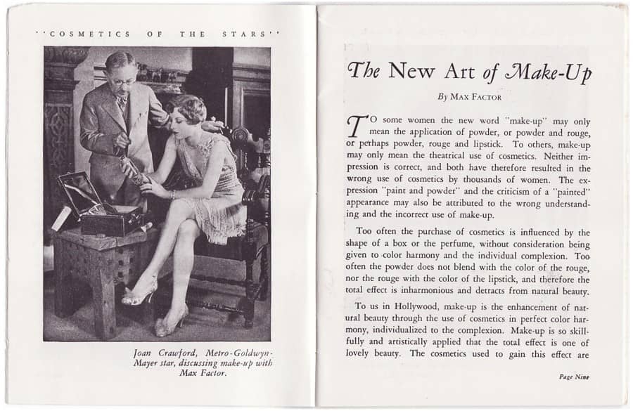 1931 The New Art of Society Make-up page 6-7