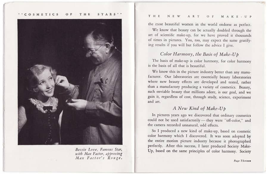 1931 The New Art of Society Make-up pages 10-11