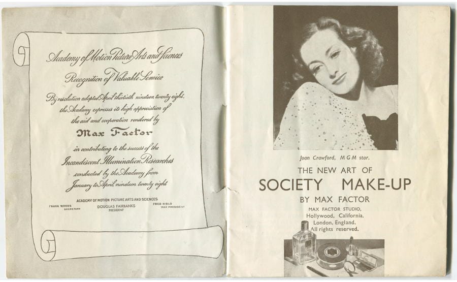 1937 The New Art of Society Make-up page 1