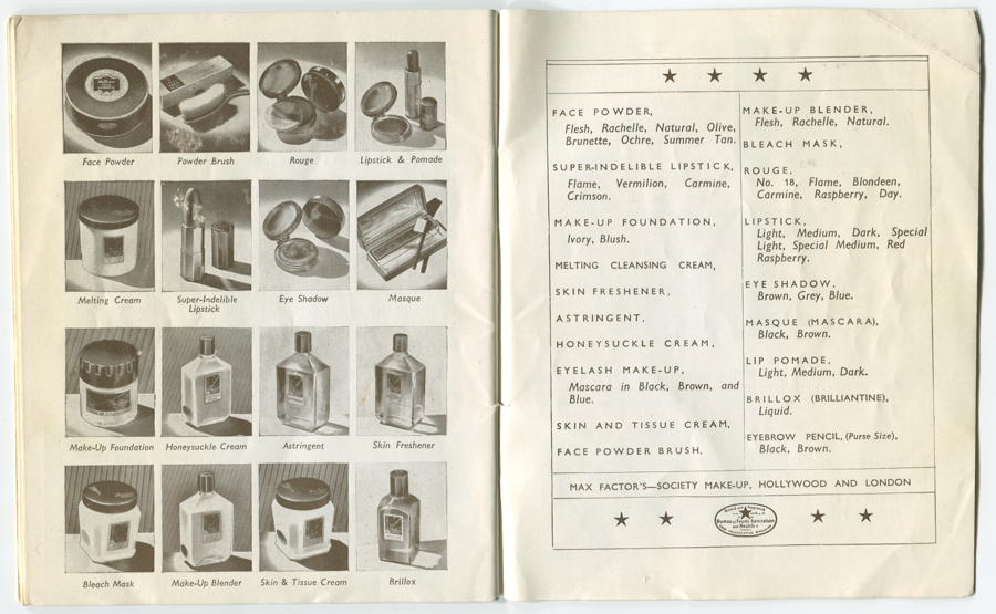 1937 The New Art of Society Make-up pages 42-43