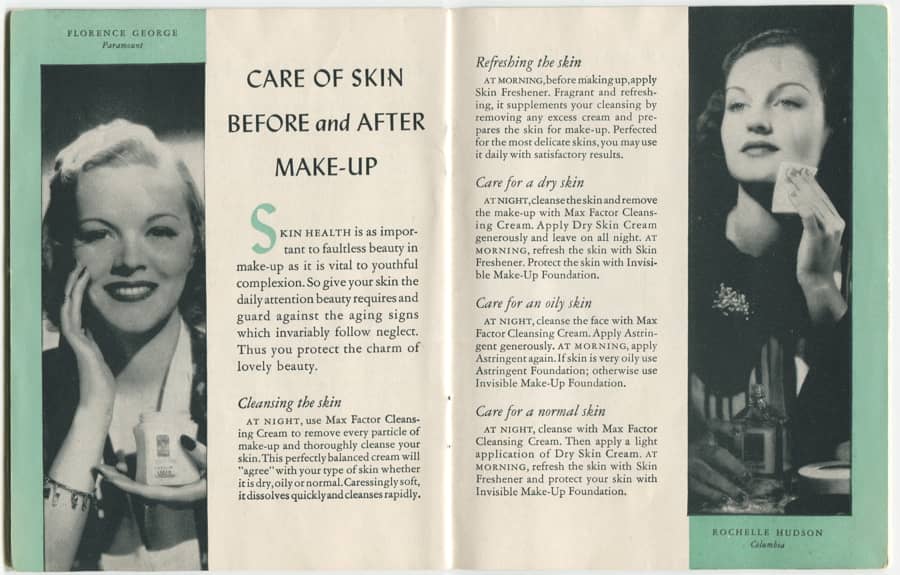1940 The New Art of Make-up pages 18-19