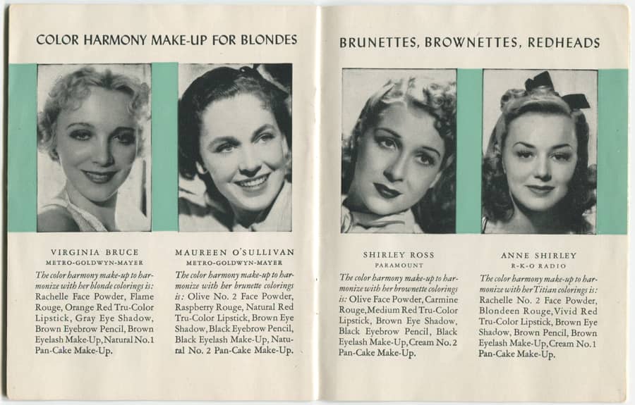 1940 The New Art of Make-up pages 20-21