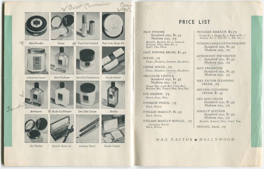 1940 The New Art of Make-up pages 26-27
