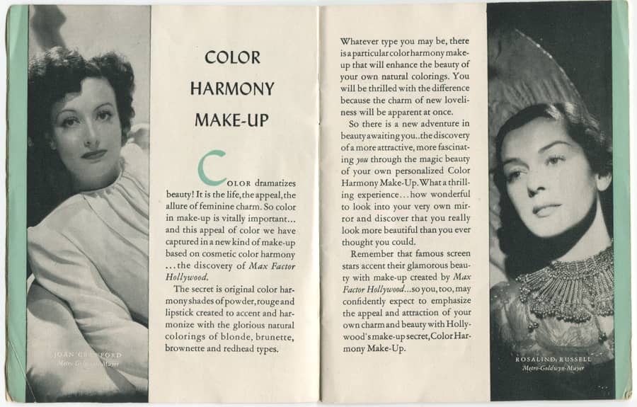 1940 The New Art of Make-up pages 4-5