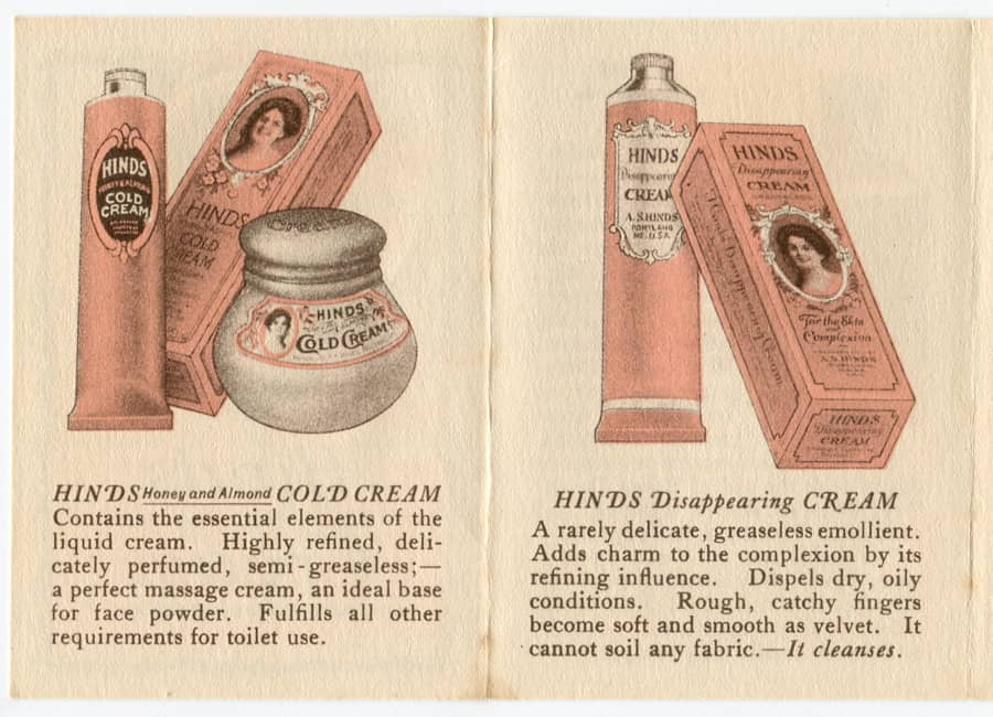 Hinds Honey and Almond Cream and Other Toilet Requisites panel 4