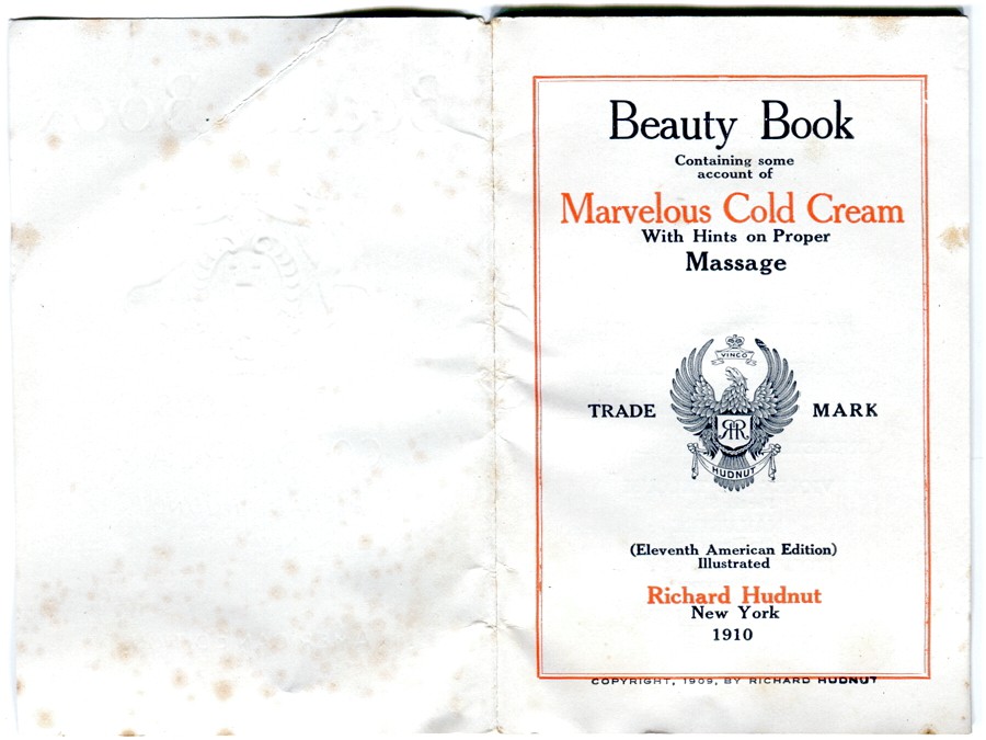 1910 Beauty Book page 1