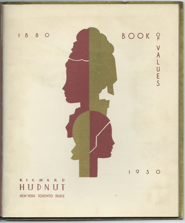  1880-1930 Richard Hudnut Book of Values page 1