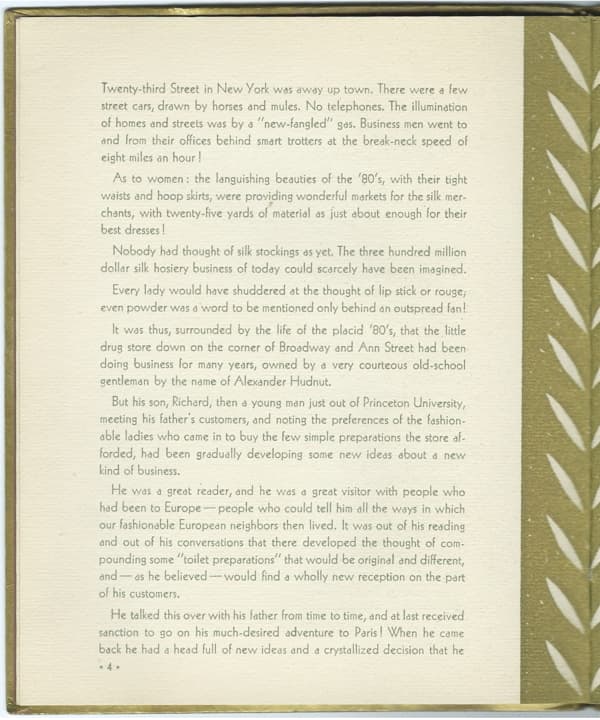  1880-1930 Richard Hudnut Book of Values page 4
