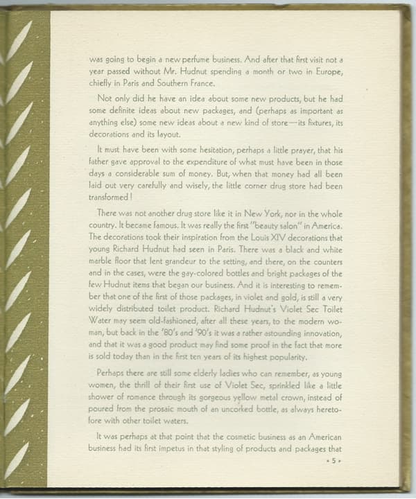  1880-1930 Richard Hudnut Book of Values page 5