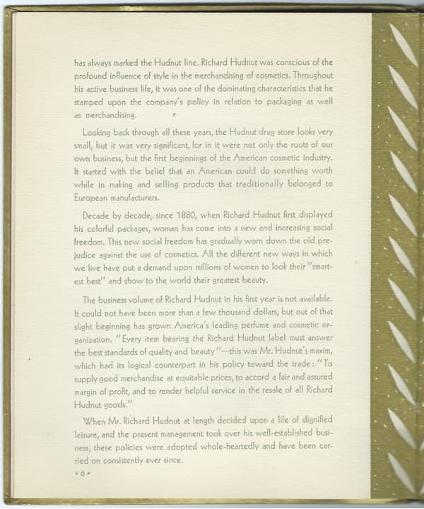  1880-1930 Richard Hudnut Book of Values page 6