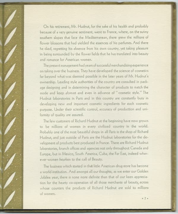  1880-1930 Richard Hudnut Book of Values page 7