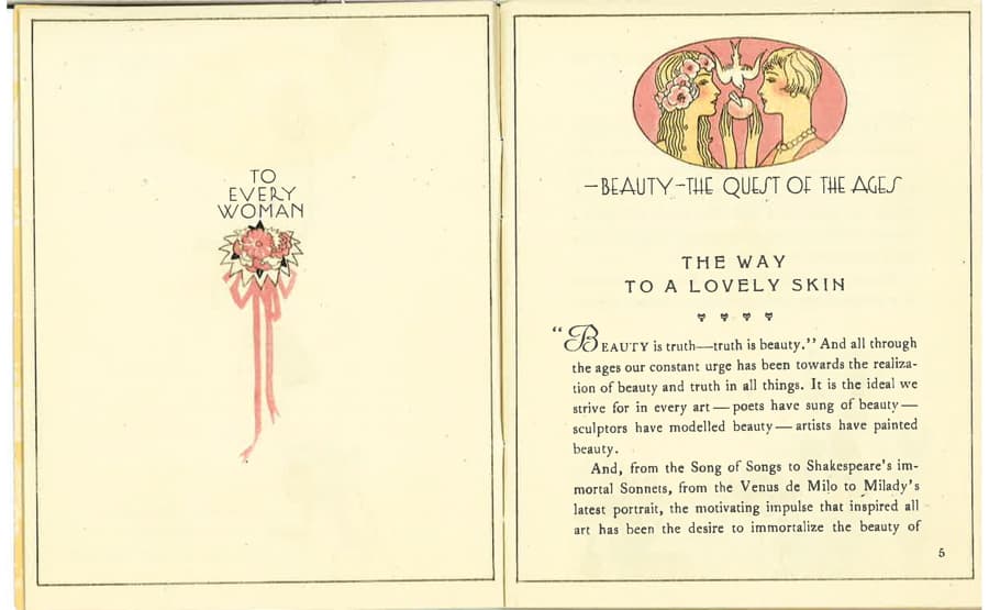 1927 The Way to Lovely Skin pages 4-5