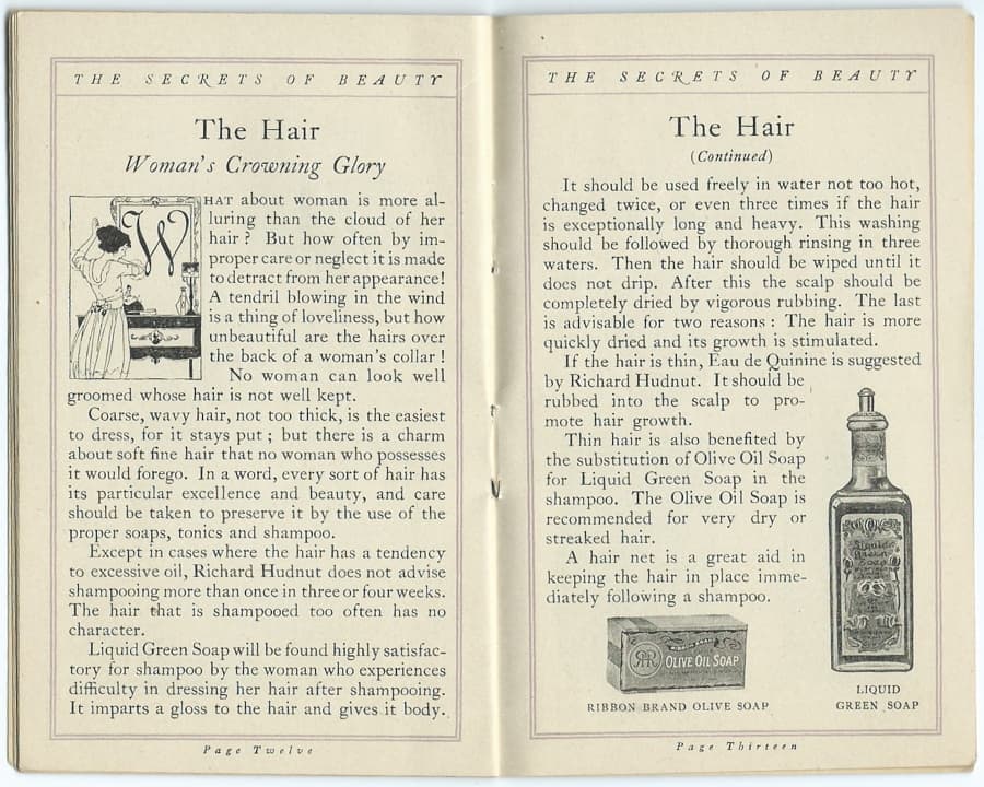 1919 The Secrets of Beauty pages 12-13