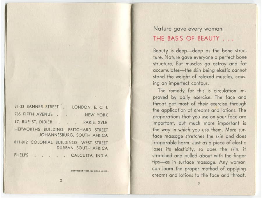 1935 To Your Natural Beauty Give Protection pages 2-3
