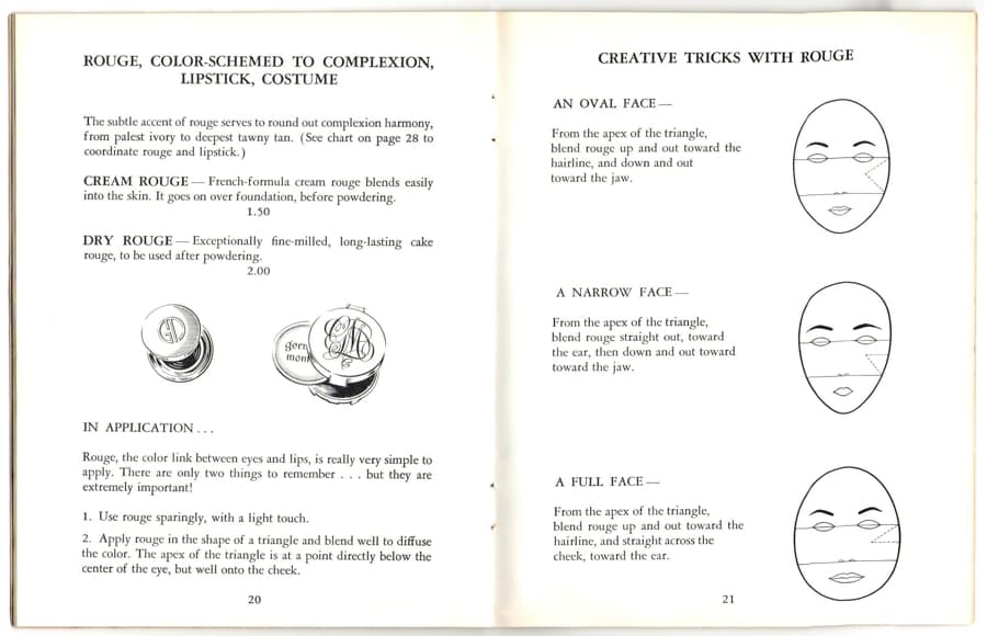 The Creative Make-up of Germaine Monteil pages 20-21