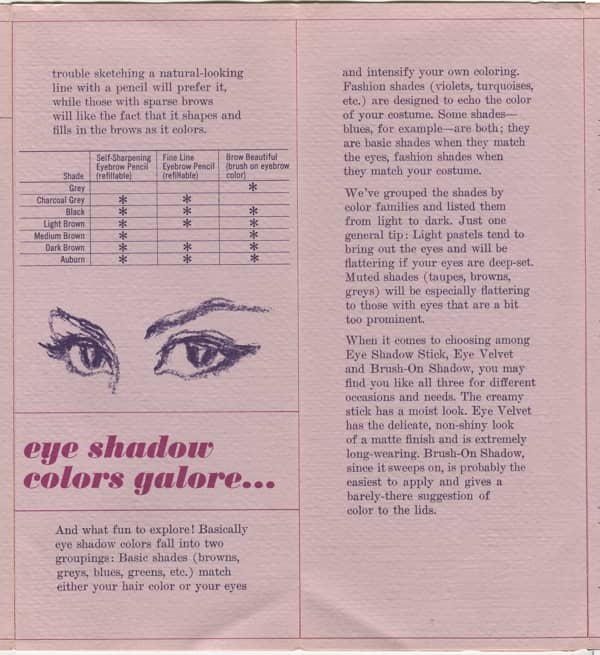 Choosing Eye Make-up by Revlon panels 9-10