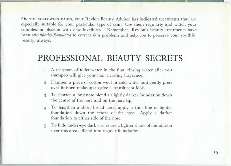 Revlon for a Lovelier You page 13