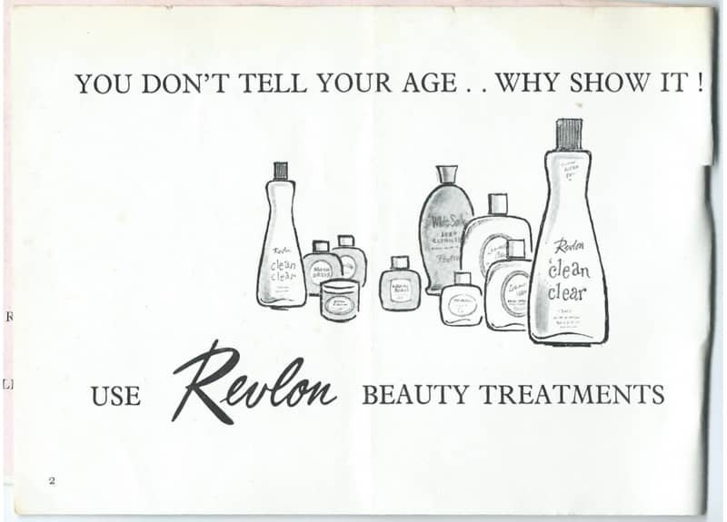 Revlon for a Lovelier You Inside front cover