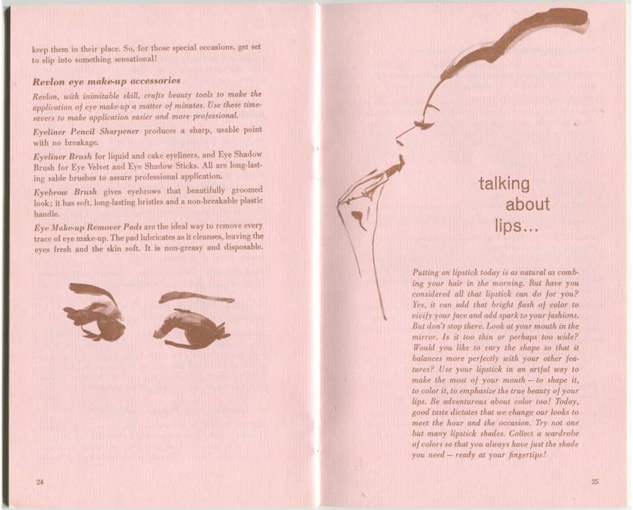  The Complete Guide to Make-up by Revlon pages 22-23