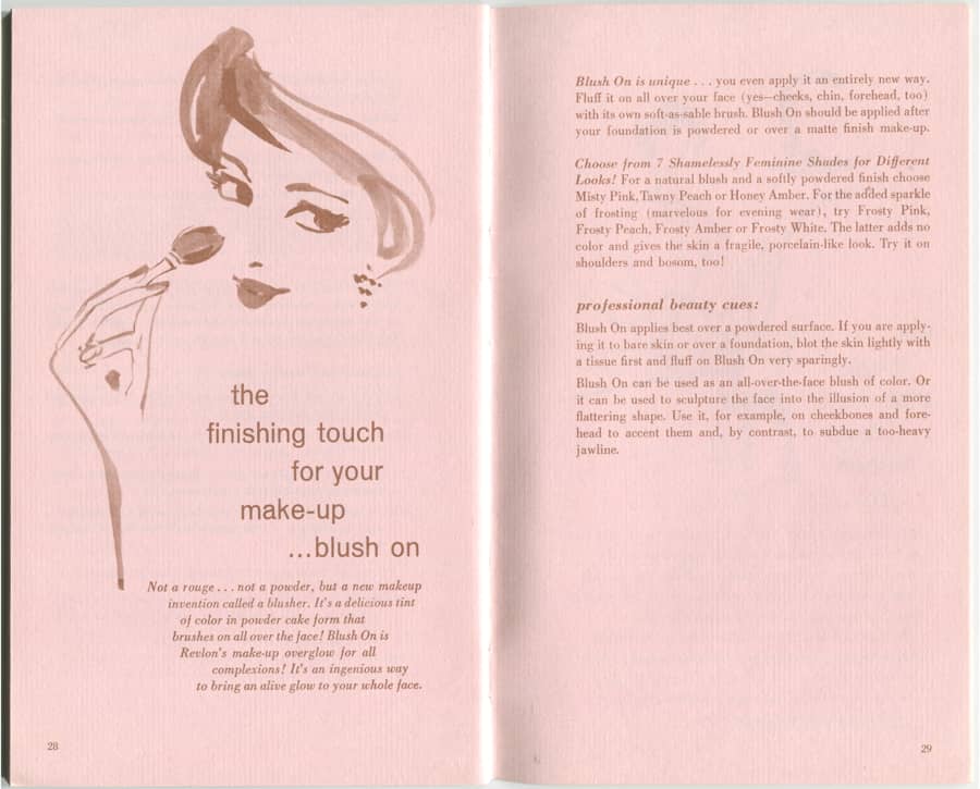  The Complete Guide to Make-up by Revlon pages 26-27