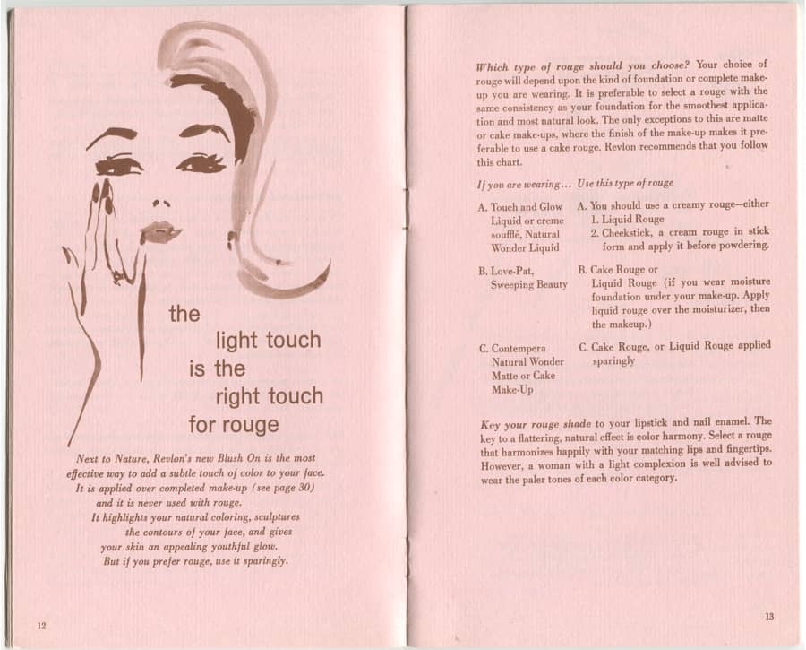  The Complete Guide to Make-up by Revlon pages 10-11