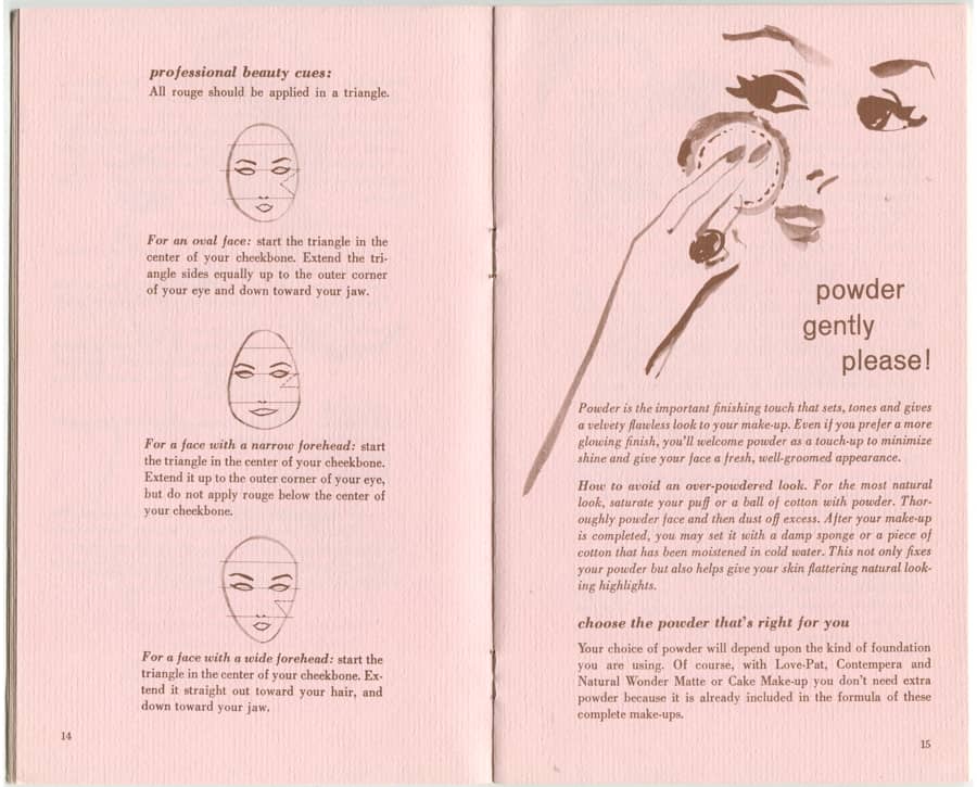  The Complete Guide to Make-up by Revlon pages 12-13