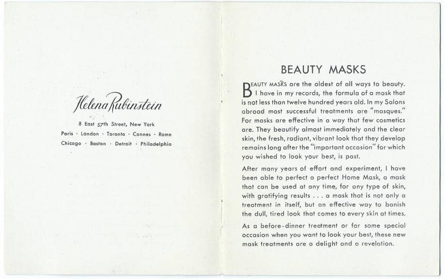 Beauty Masks page 1